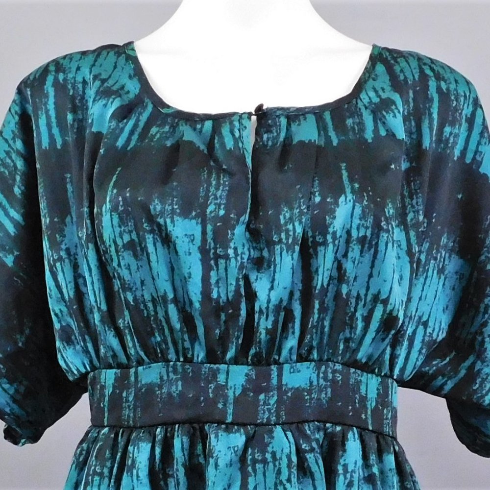 Whisper Women Dress Green Black L - Picture 4 of 7